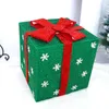 Christmas Gift Wrap Box Store Super Scene Decoration Snowflake Candy Wrapping Chocolate Packaging New Year Children'S Gifts Bag Party Supplies