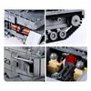 Kazi Ky82010 Militärbyggnadsblock Toy Kits Panzer IV F2 Tank Modell PZKPFW Panzerkampfwagen 923 Armored Forces Gåva till pojke