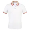 2021SS مصمم Marke Polo Shirt Herren Luxus T-Shirts Polos Blumenstickerei High Street Berühmte Print Männer Poloshirts