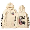 Unisex hoodies inosuke hashibira sweatshirts kamado tanjirou hoodie anime demon slayer män kvinnor y211118