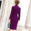 女性秋の豪華なビーズドレス女性オフィスカクテルパーティーローブ高品質のヴィンテージデザイナーボディコンペンシルベスティドスS-3XLカジュアルドレス