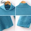 Women's Turtleneck Slim Sweater Female Black Basic White Classic s Woman Autumn Winter Knit Tops 210514