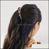 Smycken10pcs/parti koreanska ättiksyra båge bananklipp blommor grön retro handgjorda klämmor för kvinnor scrunchies geometriska hårklor smycken dr
