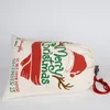 Julklappspåsar Säck Drawstring Santa Claus Storage Candy Bag Stora Barnleksak Party Decoration W-01152