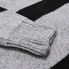 Herentruien Hirigin 2022 Winter warme herenkleur splitsing lange mouw trui trui jumper gebreide nek casual stijlvolle pullover m-2xl