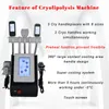 Portable Cryolipolysis Freezing Fat Cell Slimming Machine Weight Loss Cavitation Body Contouring Cellulite Removal Lipo Laser Diode