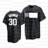 2021 All Black Fashion Baseball Jerseys Fernando Tatis JR 23 Manny Machado 13 Tony Gwynn 19 Eric Hosmer 30 Uniform Brown