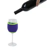 Bar Produkter Neopren Vin Glas Sleeve Isolator Drickhållare Champagne Glasögon Skydd för Festival Party Cups Home Bars