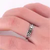 Cluster Rings Retro Cute Silver Color Sun And Moon Relative Ring Simple Bohemian Geometric Women's Fashion Jewelry Gift