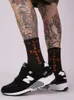 ファッションハラジュクストリートヒップホップユニセックス面白い靴下の男性ハッピースケートボードフレームマン259S