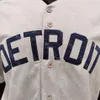 Willie Horton 1969 Jersey Denny McLain 1968 Button Down Down Way Way All Stitched Size S-3xl Gray