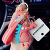 Fashion Crocodile Keychain Lovely Fox Key Chains Cartoon Original Hedgehog Doll Car Keyring Pendant for Girl Bag Gifts Jewelry G1019