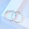 Diamond Couple Ring Engagement Wedding Silver Open Adjustable Band Rings for Women Men Fashion Jewelry will and sandy