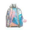 Sac à dos de dessin animé mignon en TPU Transparent pour filles, en peluche licorne, cartable en fourrure pour enfants, sac de livre cadeau pour enfants 0123