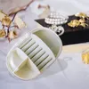 Smycken påsar väskor box arrangör halsband dammspor av små tydliga örhängar fall för presentresande kvinnor flickor edwi22