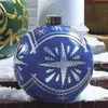 Party Decoration Christmas Balls Outdoor Atmosphere Tree Decorations PVC Uppblåsbara leksaker för Hem Xmas Gift Diameter 60CM237Y