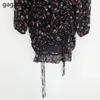 Korean Floral Women Sexy Mini Short Dress Long Sleeve Lace Up Ruffles Elegant OL Dresses Spring Slim Vestidos 210601