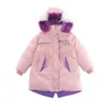 LZH 2021, chaqueta de plumón de longitud media para niños, chaqueta para niñas de 5 a 12 años, prendas de vestir exteriores para niños, Otoño Invierno, ropa gruesa para niñas, Caots H0909