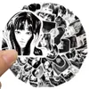50pcsset cartaz pequeno à prova d 'água skate adesivos horror anime filme quadrinhos para notebook laptop garrafa capacete adesivo de carro pvc 5604264