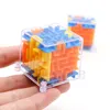 4x4x4cm Ice Cube 3D Puzzle Maze Toy Kids Fun Brain Hand Game Case Box Baby Balance Education Toys for Children Holiday Gift