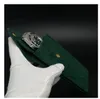 move2020 Superior-Boxen, grüne Slipper-Uhrentasche, originelle Schutztasche, Flanellbeutel, Uhrentaschen, grüne GMT-Aufbewahrungstaschen, 336z