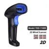 Skanery YHDAA Laserowe skaner kodów kreskowych 1D Handheld Code Reader Reader Scanning do supermarketu i banku Brazylia Febran