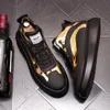 Moda qualidade alta pequena fresco negócios sapatos de couro homens rendas até tênis de skate bonito estudantes confortáveis mocassins casuais mocassins x47