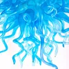 アート装飾ペンダントランプ不規則なLEDシャンデリアライトベネチアンシャンデリア青いぶら下げランプダイニングルーム照明レストランサスペンションライト