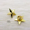 6pcs/set Military Badges American Soldiers Vintage Star Shape Metal Lapel Brooches Men Women Backpack Clothing Decorative Pins