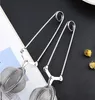 Tea Infuser 304 Stainless Steel Sphere Mesh Tea Strainer Coffee Filter Diffuser Handle Tea Ball