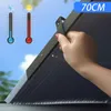 Araba Sunshade Cam Perde Geri Çekilebilir Set Katlanır Kapak Yansıtıcı Film Perdeleri Anti-UV Katlanabilir Kapakları