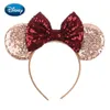 Accessoires cheveux filles paillettes paillettes bandeau strass souris oreilles arc bandeau Mujer enfants fête femmes chapeaux tête cerceau