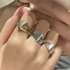 Hip-hop punk overdreven persoonlijkheid ring armor krijger saturnus middeleeuwse ridder mannen en vrouwen sieraden accessoires