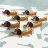 10 Stück ganze Wiener Dackel Doggy Emaille Pins und Brosche 30 mm Diggity niedlicher Hund Anstecknadel Metall Handwerk coole Abzeichen