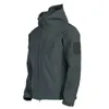 Men's Jacket Military Tactical Windproof Waterproof Shark Skin Soft Shell Jacket Army Outdoor Hooded Bomber Streetwear Coats Men 210928