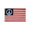 Bandiera USA della Pace, colore vivido, resistente allo sbiadimento UV, decorazione con doppia cucitura, banner 90x150 cm, stampa digitale sportiva all'ingrosso