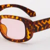 Dropshipping Retro Prostokąt Okulary Mężczyźni Czarny Leopard Dziewczyna Męskie Okulary przeciwsłoneczne dla kobiet 2021 Moda Trending Letnie Odcienie