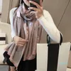 FASHION weiblicher Senior langer einlagiger Chiffon-Seidenschal Mode Reise weicher Designer Luxus Geschenk bedruckter Schal