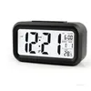 Table Clock Smart Sensor Nightlight Digital Alarm Clock with Temperature Thermometer Silent Desk Bedside Wake Up Snooze T2I51742