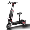 Adult electric scooter with dual-motor hydraulic shock absorption and big tires, oil disc + EBAS brake 400KG full aluminum alloy bike pk ninebot es4