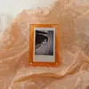 Carta per etichette per espositori promozionali trasparenti con cornice Po magnetica forte a doppia faccia in acrilico Polaroid da 3 pollici