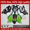 Motorcycle Fairings For KAWASAKI NINJA Green blk new ZX 10R ZX10 10 R 1000 CC ZX10R 08 09 10 Body 56No.51 1000CC ZX1000C ZX-10R 2008 2009 2010 ZX1000 08-10 Bodywork Kit