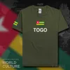 Togo Togolese Togolaise T-tröja Mode Jersey Nation Team 100% BomullT-T-shirt Kläder Tees Country Sporting Gym TG TGO X0621