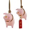 Interior Decorations Creative Car Decoration Pendant Lucky Piglet Universal Auto Rearview Mirror Hanging Ornament