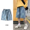 Verano Denim Shorts Men Fashion Streetwear Hip Hop Baggy Jeans Masculino Knee-Longitud Jean Pantalones 5xl 210716