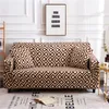 Stolskydd Hjärta Tryckt Sofa Skydd Slipcovers Möbelskydd Elastisk Polyester Spandex Form Fit Soft Couch Kudde