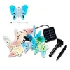 Struny 12 LED / 20 LED Butterfly Słoneczne światło Świąteczne Dekoracja Lampa Lampion Star Garden Outdoor