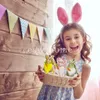 Fournitures de fête lapin de pâques Gnome décoration belle poupée sans visage en peluche nain Festival artisanat décoration accessoires enfants jouet