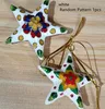 Artesanias Cloisonne Esmalte Colorido Estrela Pingente Ornaments Pequeno Item Decorativo Chaveiro Encantos Casa Decoração Árvore de Natal Pendurado Decoração Presente