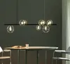 Nordic Glass Ball Light Light Lampa Nowoczesny Dekoracje Dekoracji Wiszące Zawieszenie LED